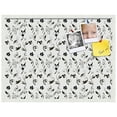 thumbnail image 2 of PinPix 32x24 Custom Cork Bulletin Board Floral Black Flower Poster Board Has a Fabric Style Canvas Finish, Framed in Floral Black Flower, by ArtToFrames (PinPix-123), 2 of 6