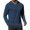 Navy Blue, variant on COOFANDY Mens UPF 50 Sun Protection Shirts Long Sleeve Rash Guard Lightweight Fishing Hoodie for Men