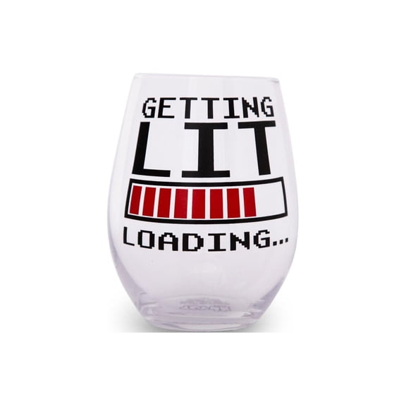 "Getting Lit" Oversized Stemless Wine Glass | Holds 20 Ounces