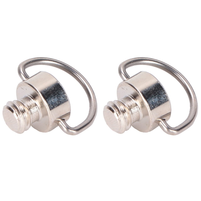 D-Ring Hinged Screw, Fixing Screw Stainless Steel Shaft Quick Release For Monopod For Camera Strap For Tripod