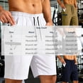thumbnail image 3 of Hurxie Cargo Shorts for Men Hiking Shorts Summer Athletic Work Short with Zipper Pockets Running Travel Short Pants Khaki,S, 3 of 7
