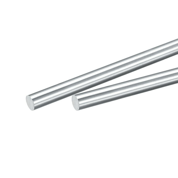 Uxcell 10mm Diameter 100mm Length Carbon Steel Rod Hard Shaft Solid Round Rod 2pack