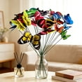 thumbnail image 6 of 10 Pack 3D Butterfly Garden Stakes 9.8" Colorful Double-Layer Butterfly Decorative Stakes Waterproof Outdoor Yard Ornaments for Patio Flower Bed, 6 of 7
