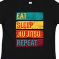 thumbnail image 4 of Inktastic Eat Sleep Jiu Jitsu Repeat Boys or Girls Toddler T-Shirt, 4 of 5