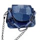 thumbnail image 4 of Bolso de lona resistente, con forma de lápiz labial y teléfono, color azul oscuro, elegante bolso de hombro con cadena para mujer, talla única, 4 of 8