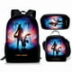 thumbnail image 1 of Paquete De Tres Piezas Estuche Para Lápices Bolsa Escolar Patrón De Dibujos Animados Para Televisión Mochila Para Estudiantes De Primaria Y Secundaria, 1 of 1