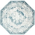 thumbnail image 2 of Unique Loom 3151848 6 x 6 ft. Salle Garnier Sofia Octagon Rug, Blue, 2 of 4