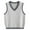 Grey#32, variant on Boys Girls Back To School Sweaters Warm Sleeveless V Neck Pullover Knitted Vest Infant Casual Weekend Sweaters,Navy,3-4 Years