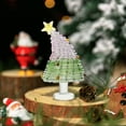 thumbnail image 6 of Mini Christmas Tree Ornaments, Glass Christmas Decorations, Small Miniature Winter Figurines for Holiday Crafts and Xmas Party, Set Of 1 In Assorted Colors, 6 of 7