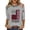 Light Gray #172, variant on KDDYLITQ Womens United States 250th Anniversary Shirts July 4th Red White and Blue 3/4 Sleeve Tees Independence 250th Birthday Fourth Of July T-Shirts Usa Flag 2026 Crew Neck Tops Red S