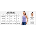 thumbnail image 2 of Sociala Womens Sleeveless Ribbed Tank Tops Full Back Sport Tops, 2 of 6