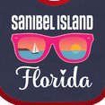 thumbnail image 4 of Inktastic Sanibel Island Florida Vacation Girls Baby Bib, 4 of 4