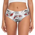 thumbnail image 1 of Fotbe Koi Fish Calzones Estampados para Mujer – Ropa Interior de Algodón, Cómoda, Suave y Elástica-X-Small, 1 of 6