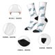 thumbnail image 5 of Balery Cute Shark Calcetas Largas con Estampado para Hombre y Mujer – Suaves y Transpirables, Talla Única (US 5-11), 5 of 6