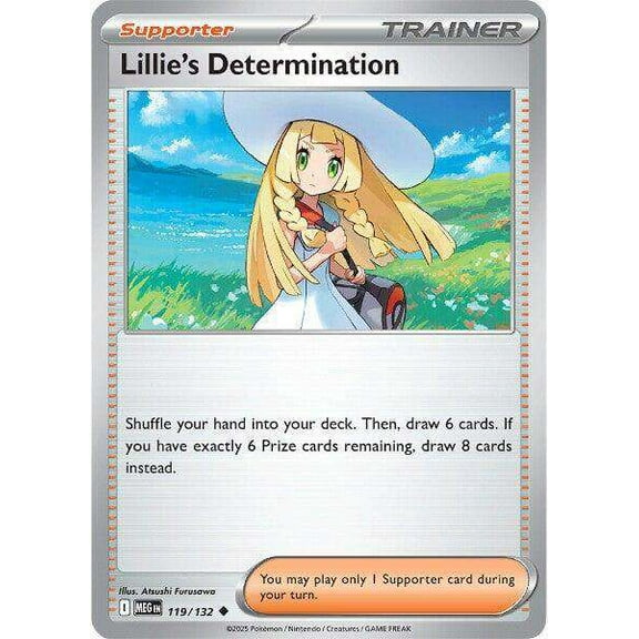 Pokemon ME01: Mega Evolution Uncommon Lillie's Determination #119