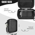 thumbnail image 3 of Digital Camera Case for VAHOIALD FHD 1080P/ for KODAK PIXPRO FZ45-BK 16MP Vlogging, Holder for SD Card More-Black (Box Only), 3 of 8