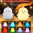 thumbnail image 2 of Penguin Lamp Night Light for Kids Baby Night Light with Color Changing & Dimmable Portable Small Rechargeable Night Light with Timer & Touch Control -, 2 of 4