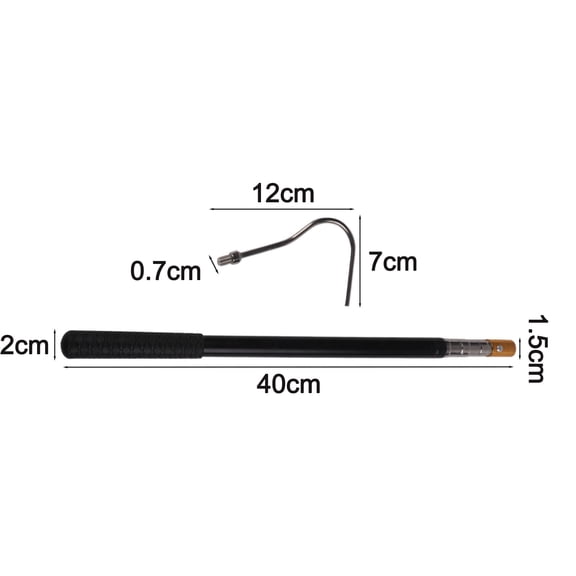 RUQLKF 1pcs Portable Awning Opener Retractable Telescopic Rod with Hooks for Motorhomes