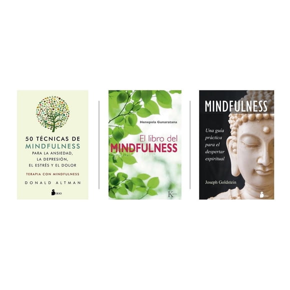 Paquete de Libros de Mindfulness Sirio, Kairós 7502297051923