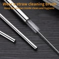 thumbnail image 6 of YMTQ 8Pcs Set Portable Stainless Steel Spoon Fork Chopsticks Knife Straws Cutlery, 6 of 10