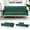 Green, variant on FamiTOP Velvet Sofa Bed w/Adjustable Armrests & Backrests, Modern Convertible Sleeper Sofa, Tufted Futon Sofa for Bedroom, Living Room, Apartment, Pink