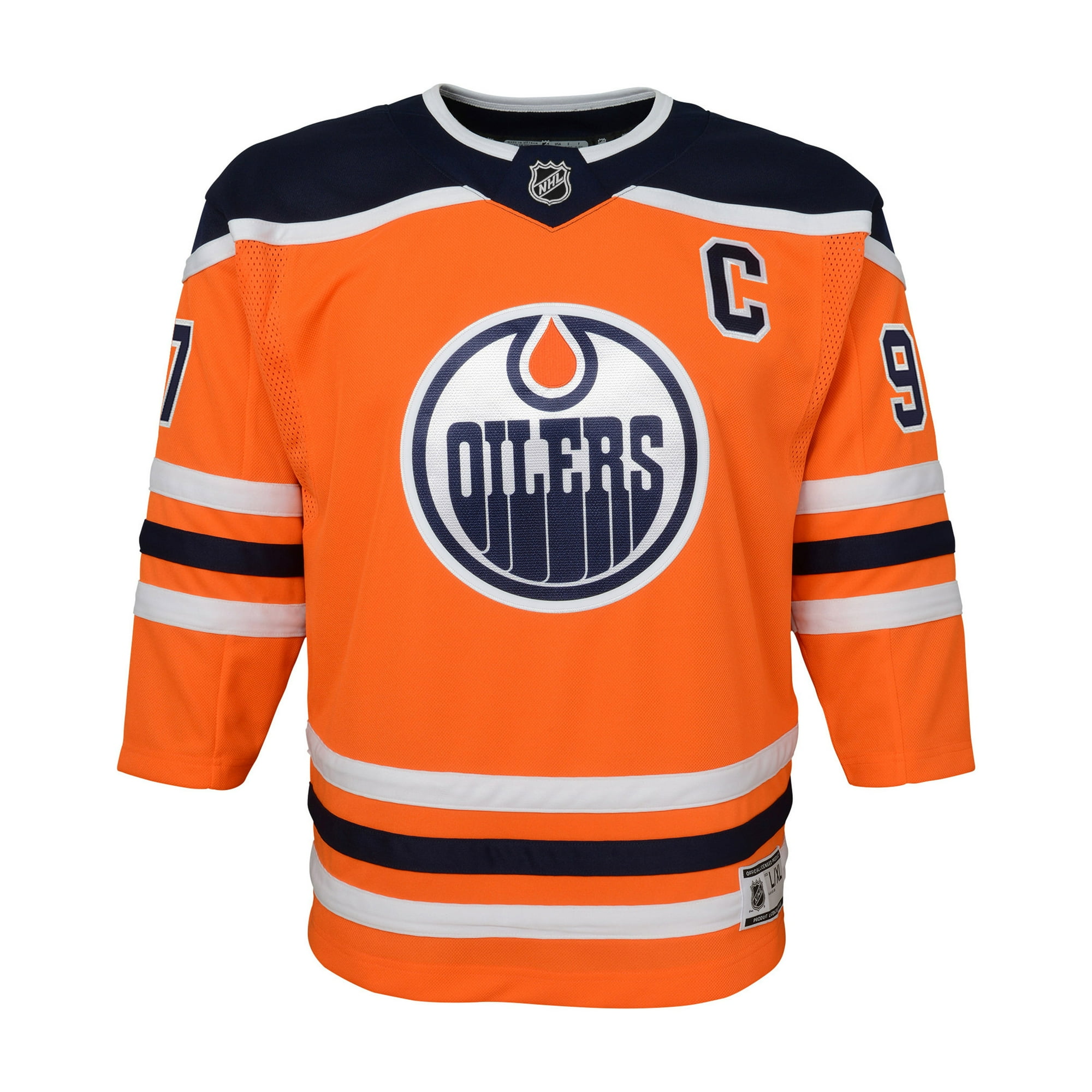 Connor McDavid Edmonton Oilers NHL Premier Youth Replica Home Hockey Jersey NHL Team Apparel Walmart