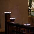 thumbnail image 6 of TOYIEW 8 Pack Solar Post Lights, Outdoor Fence Post Cap Light Solar Powered Caps for Deck, Patio, Garden Decor, Warm White High Brightness SMD LED Lighting, Lamp Fits for 4x4 or 6x6 Wooden Posts, 6 of 9