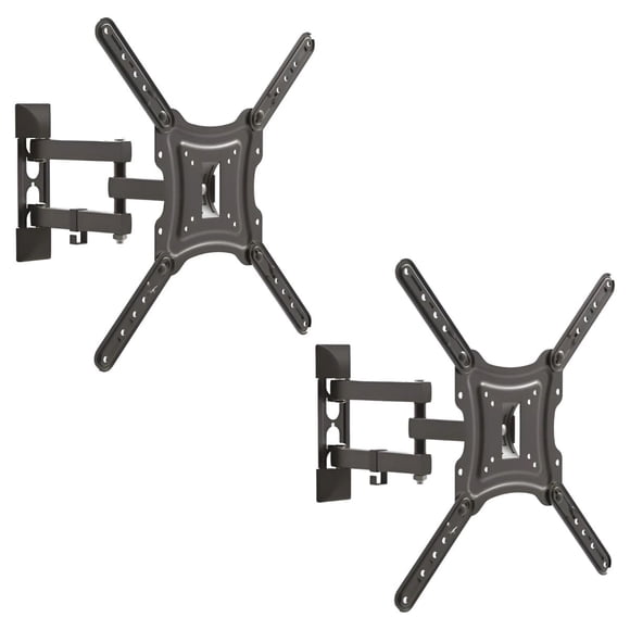Kit Soportes Tv Bst Pared Brazo Articulado 17-55 Pulg Acero Sb-2670x 2 pzs