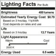 thumbnail image 4 of Philips LED 60-Watt ST19 Filament Straight Tubular Vintage Spiral Light Bulb, Amber, Dimmable, E26 Medium Base (1-Pack), 4 of 4