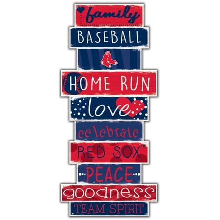 Boston Red Sox 5'' x 24'' Celebrations Stack Sign