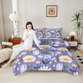 thumbnail image 4 of Castle Fairy Teenagers Chic Floral Twin Comforter Sets,Spring Garden Flower Bedding Set, 4 of 8