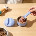 thumbnail image 6 of Reusable Silicone Pet Food Can Lids with Opening Spoon, Cat Dog Wet Food Cover Set with Foolproof Lid, Refrigerator Freshness for Canned Storage, 1.38" x 3.54" x 5.12", KTFgvq, 6 of 6