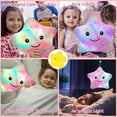 thumbnail image 3 of Sensory Toys for Toddlers,14" Star Soft Plush Pillow Light Up,Autism Toys,Kids Sleep Aid ADHD Toys,Special & Autism Needs,Birthday Xmas Gifts for Boys Girls Age 3 4 5 6 7 8 9 10 Colorful, 3 of 10