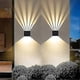 thumbnail image 1 of 2 X Wall Light Indoor/outdoor Modern Up Down Design 6 W Led Wall Light Aluminium 3000 K Warm White Waterproof Ip65 Outdoor Lights For Bedroom, Home, H, 1 of 5