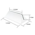 thumbnail image 2 of Reliable Removable Furniture Glass Baffle Fixing Clamp Support Brackets, 2 of 8