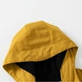 thumbnail image 5 of QUDDERR Kids Baby Windbreaker Jacket for Boys Zip Hooded Raincoat Toddler Thickened Cartoon Trench Outerwear for Fall Winter for 2-7 Years, 5 of 9