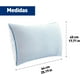 thumbnail image 5 of Almohada Memory Foam Bluelander, Moldeable, Hipoalergénica y Antibacterial, 5 of 5