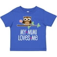 thumbnail image 3 of Inktastic Mimi Loves Me Girls Owl Girls Toddler T-Shirt, 3 of 5