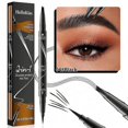 thumbnail image 1 of Hellokiss Liquid Eyebrow Pen,2 in 1 Dual-ended Natural 4 Fork Tip Liquid Eyebrow, 1 of 3