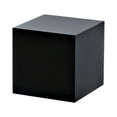 thumbnail image 1 of Unique Bargains 1.5'x1.5'x1.5' Jewelry Display Riser Polished Acrylic Cube Display Stand Block Collection Showcase, Black, 1 of 5