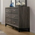 thumbnail image 5 of Stonecroft Furniture Sunset Avenue 4-Piece Traditional Wood Queen Bedroom Set, Gray, 5 of 5