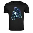 thumbnail image 1 of Cyberpunk Robo Rider Moped T-Shirt K1790, S-5XL, 1 of 4