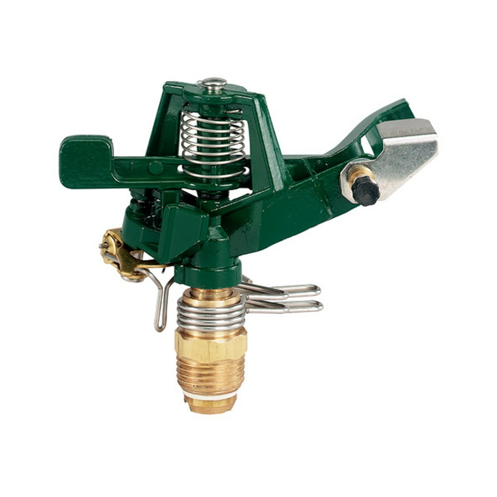 Orbit 1/2" Thread Metal Impulse Impact Sprinkler Head, Lawn Sprinklers