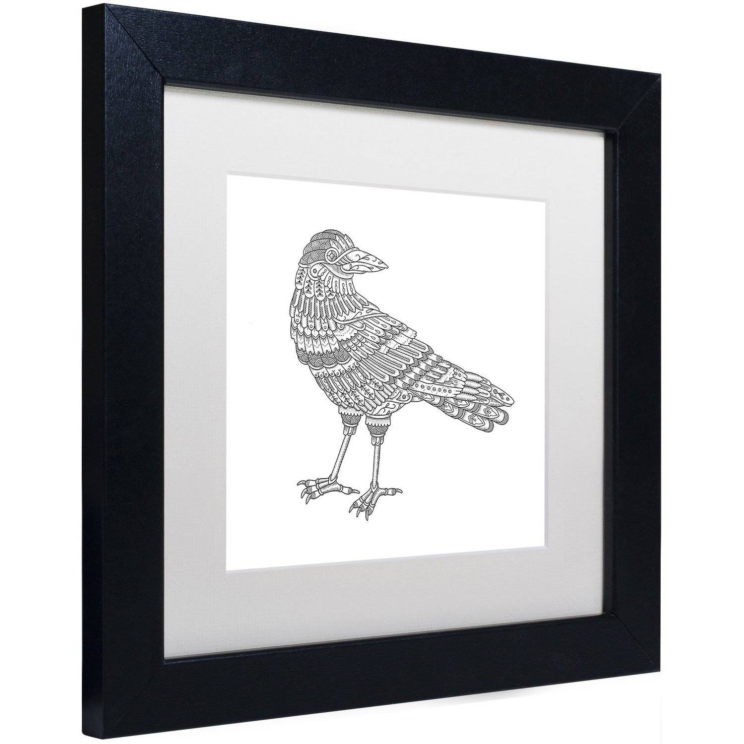 Trademark Fine Art 'Spirit Animals 7' Canvas Art by Filippo Cardu White Matte, Black Frame