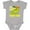 AC-Heather Grey, variant on Inktastic Iguana Funny Pet Boys or Girls Baby Bodysuit