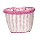 thumbnail image 4 of Cesta de bicicleta para niños con accesorio universal para manillar para aventuras al aire libre blanco rosa, 4 of 9