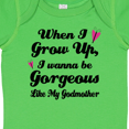 thumbnail image 4 of Inktastic Gorgeous Like My Godmother Girls Baby Bodysuit, 4 of 5