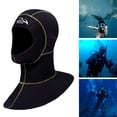thumbnail image 3 of Premium Neoprene Wetsuit Dive with Vented Bib 3mm Men Women Warm Diving for Snorkeling Kayaking Sailing Canoeing - Yellow Seam M, 3 of 6