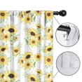 thumbnail image 4 of Blackout Kids Curtains,White Sunflower Childrens Insulated Curtains Set Of 2,Bedroom Essentials,Toddler Room Decor 52x63in(132x160cm), 4 of 4