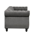 thumbnail image 5 of Mid-Century Couch, 3-Seat Couches and Sofas, Upholstered Sofa with Thicked Cushions, Modern Sofa with Metal Legs, Sofa Couch Furniture for Home Living Room, Gray, 5 of 10